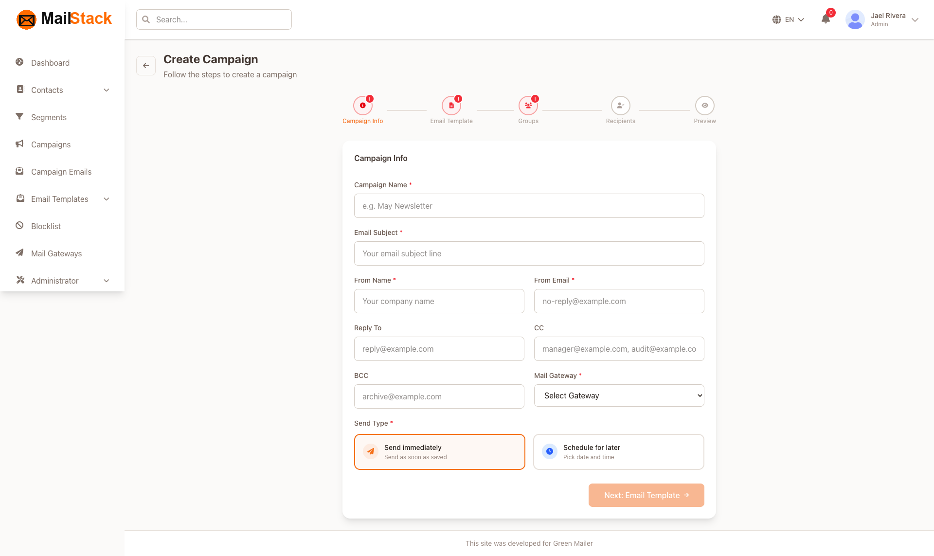 Campaign Builder